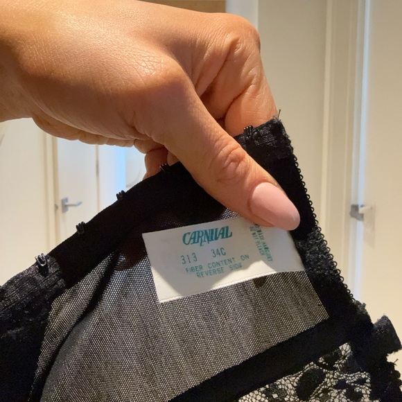 Black Lace Corset Top - Picture 4 of 4